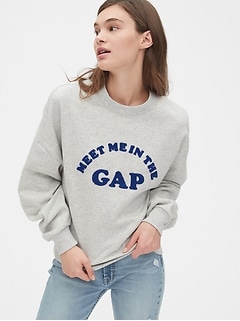 gap oversized sweatshirt