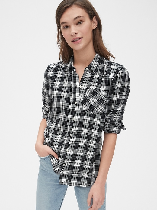 View large product image 1 of 1. Plaid Flannel Shirt