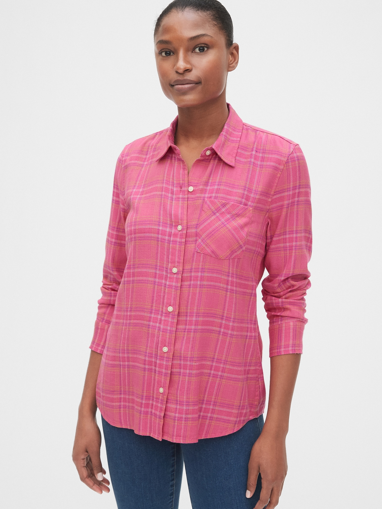 Plaid Flannel Shirt | Gap