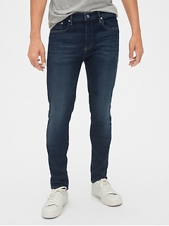 dark navy blue skinny jeans mens