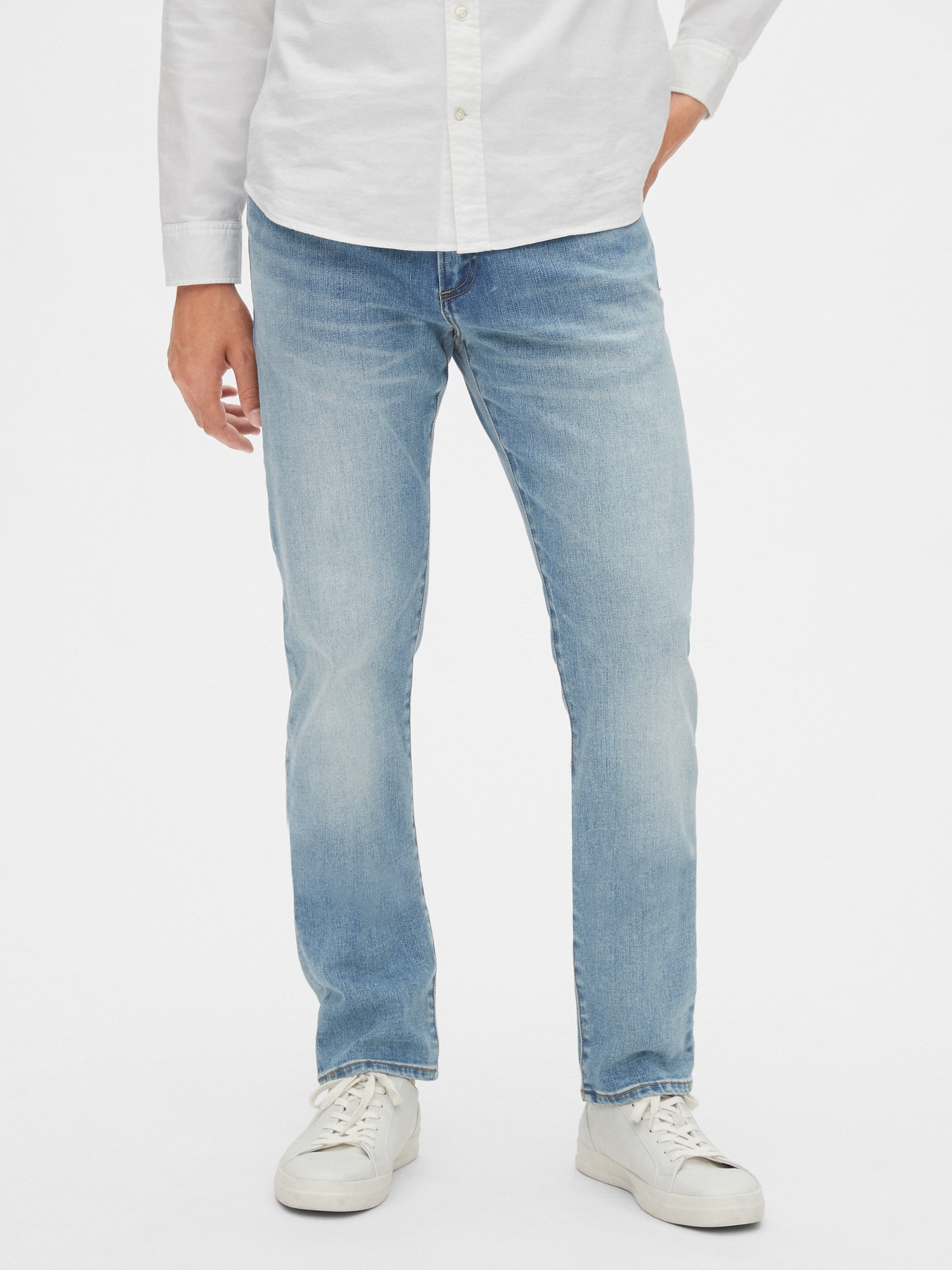 soft wear jeans in slim fit with gapflex