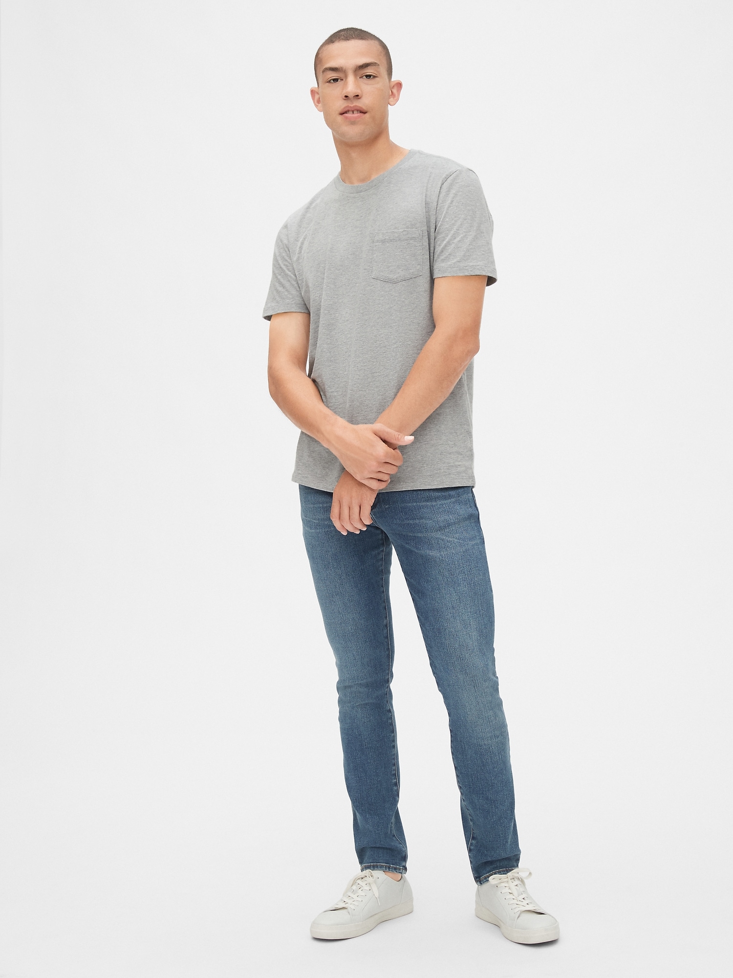 Soft Wear Skinny Jeans With Washwell™