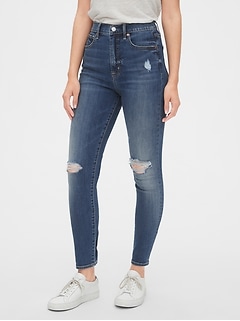 calvin klein high rise skinny jeans