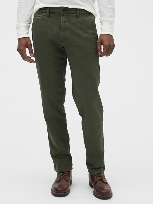 gap athletic fit khakis