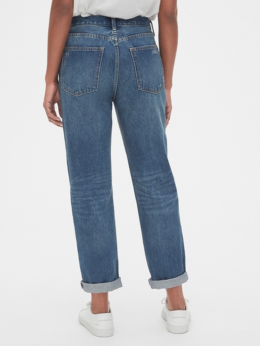 Mid Rise Boyfriend Jeans