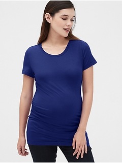 white t shirt maternity