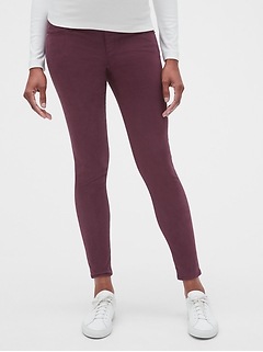 gap white maternity jeans