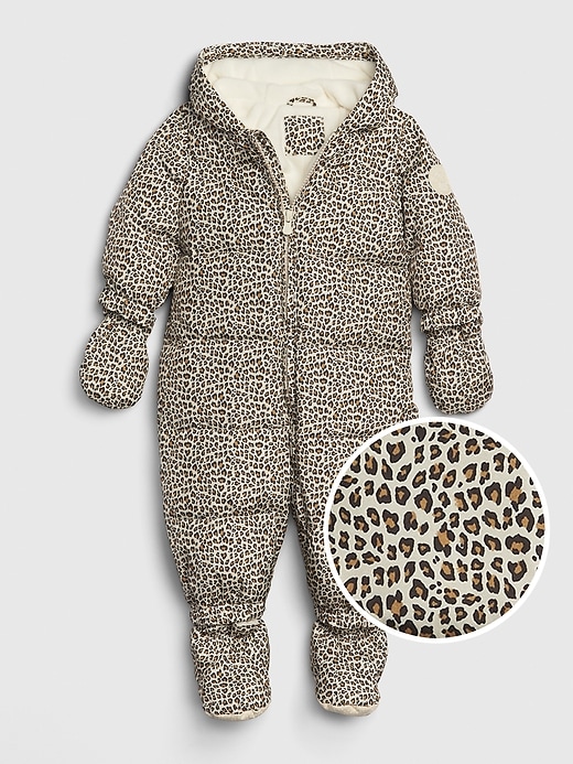 Baby gap outlet fleece snowsuit