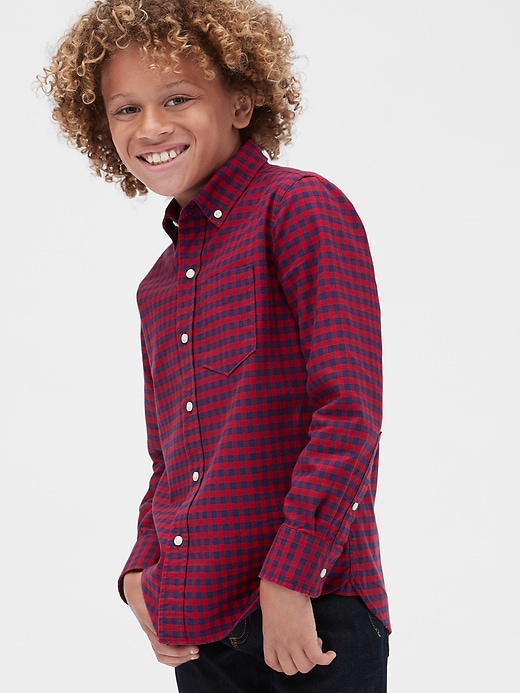 Kids Oxford Long Sleeve Shirt | Gap