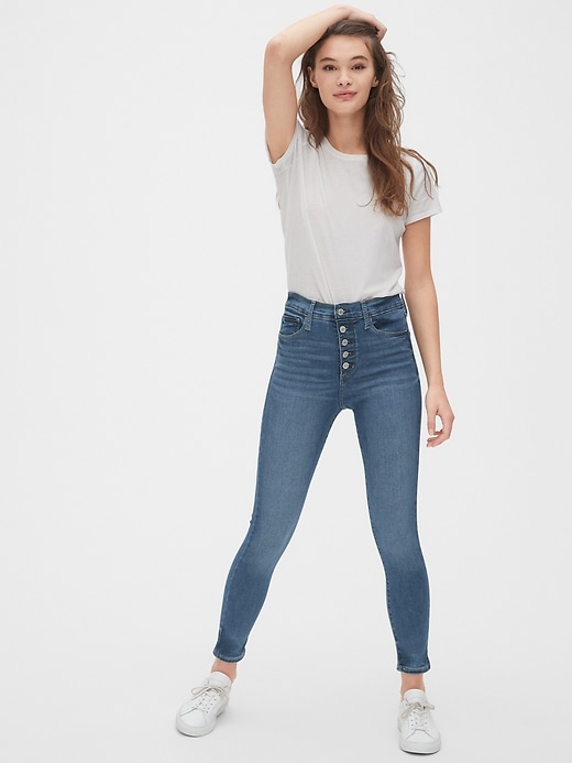 High Rise Favorite Jeggings with Secret Smoothing Pockets | Gap