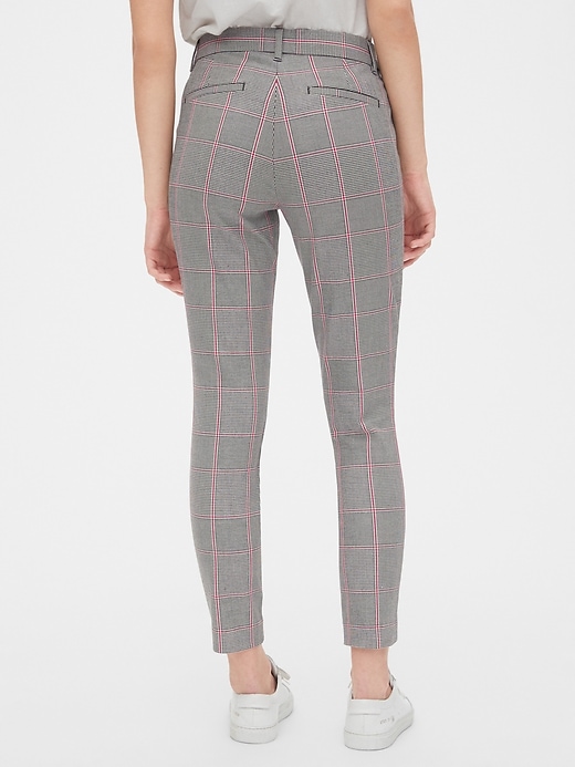 Gap plaid skinny hotsell ankle pants