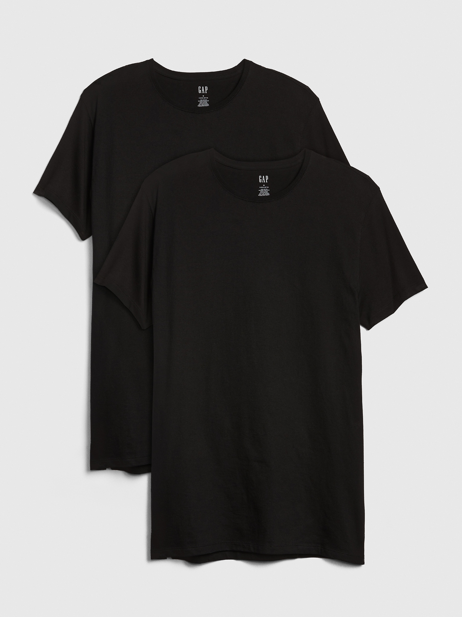 Gap Classic T-shirt (2-pack) In Black