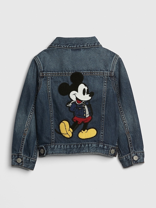 gap mickey mouse denim jacket