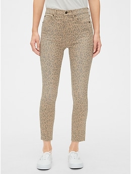 Gap deals leopard jeans