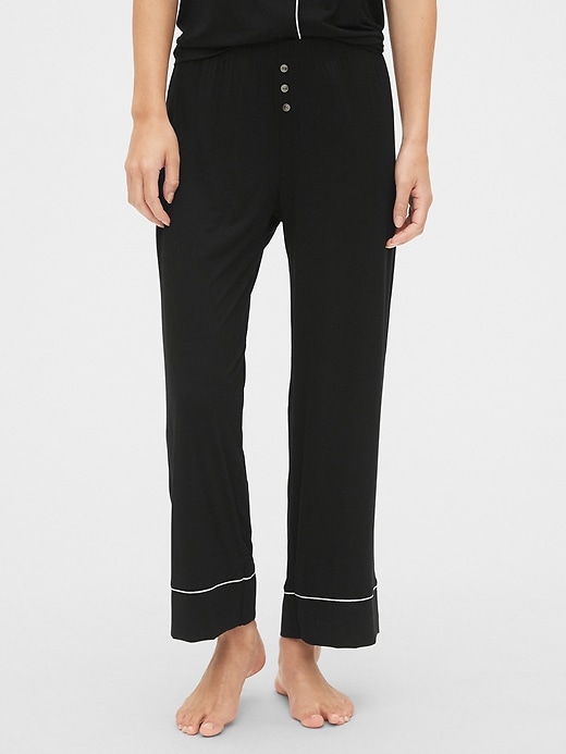 View large product image 1 of 1. Ankle Flare Pants in Modal