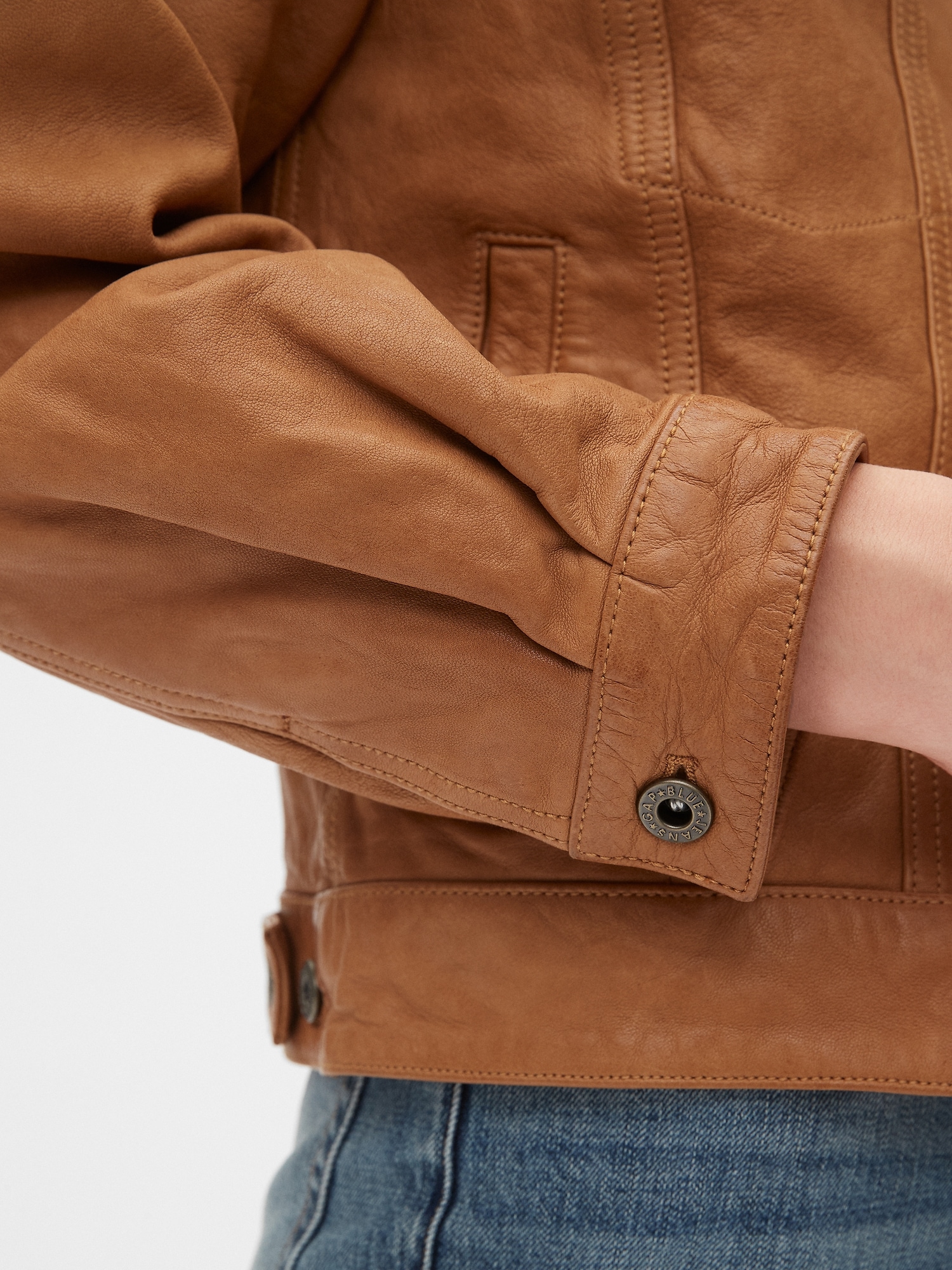 1969 Premium Oversized Icon Leather Jacket | Gap