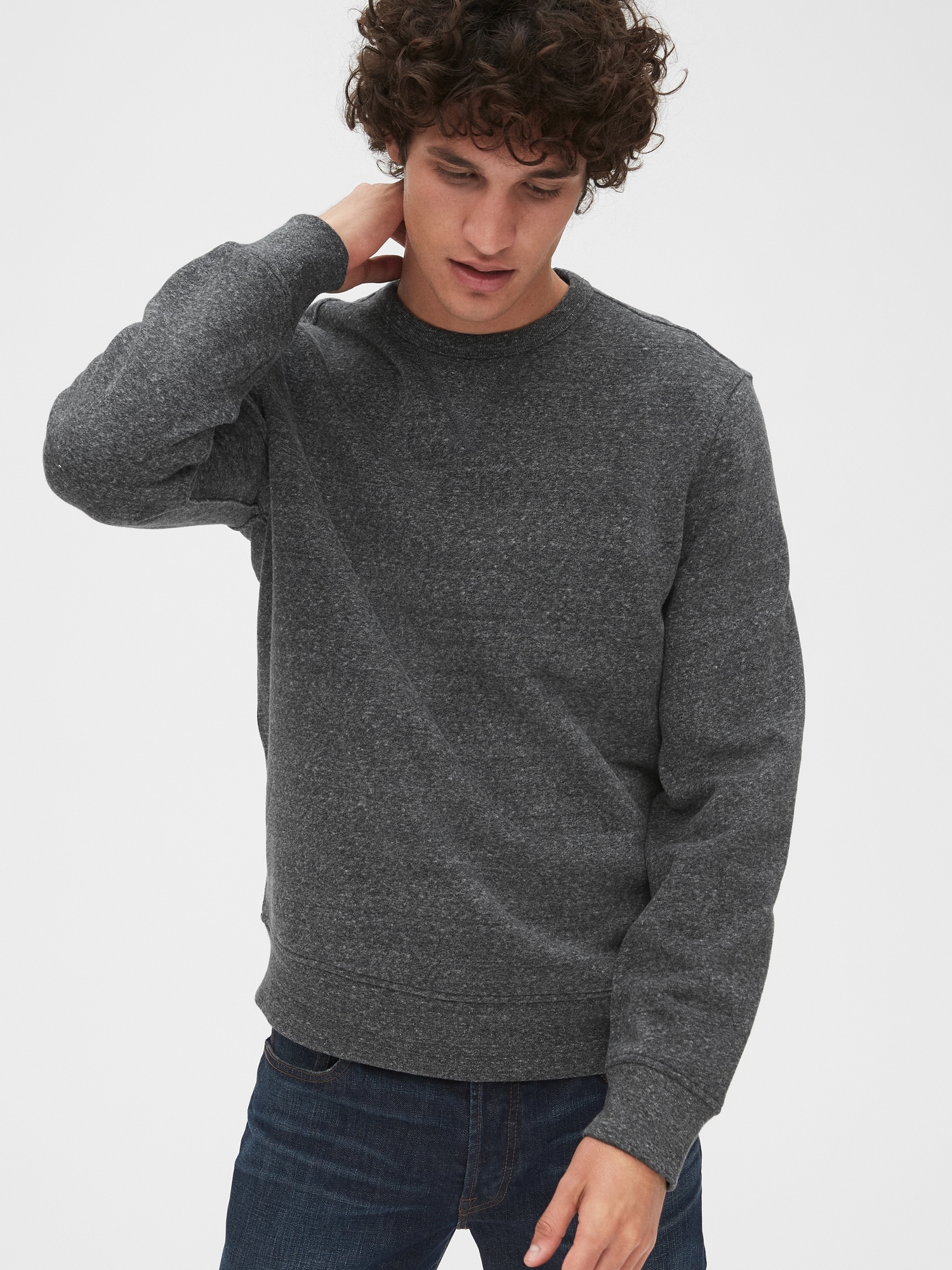 Men's Vintage Soft Crewneck Sweatshirt by Gap Beige Size XL