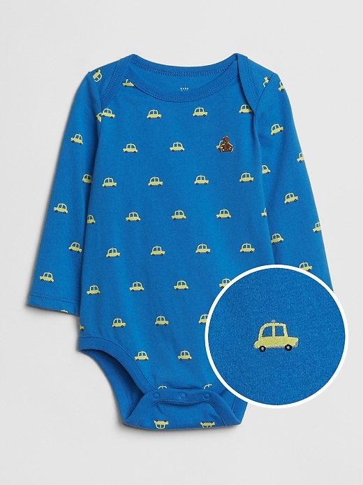 View large product image 1 of 1. Baby Brannan Bear Print Bodysuit