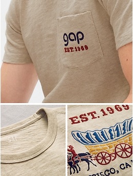 '70s Logo Pocket T-Shirt | Gap