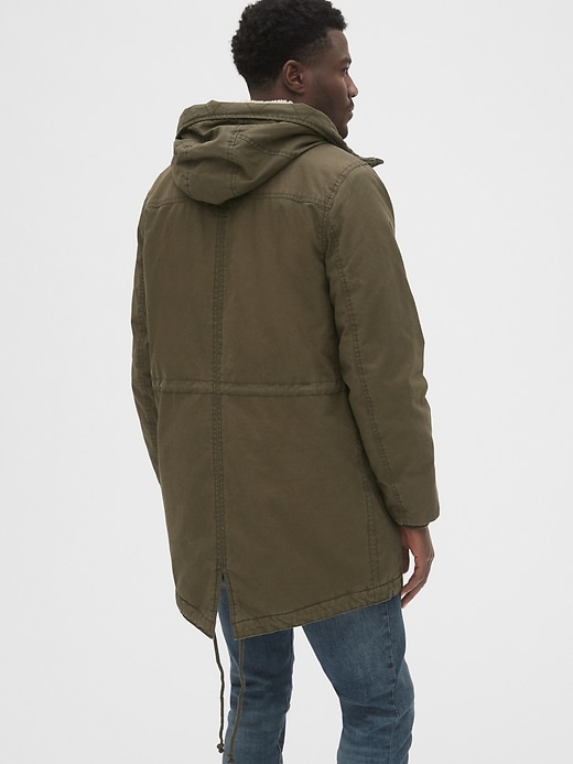 Image number 2 showing, Sherpa-Lined Fishtail Parka