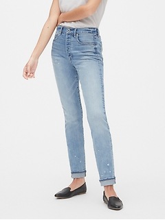 gap black cigarette jeans