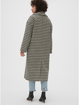 Gap mixed sale plaid coat