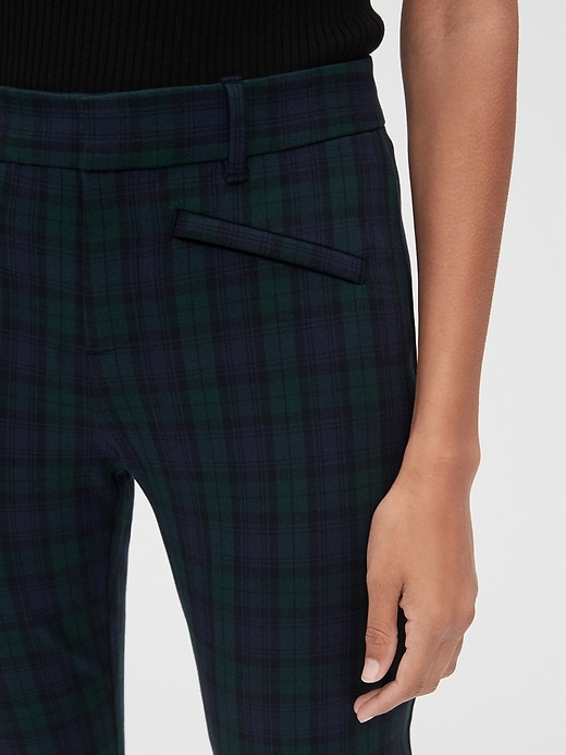 Image number 5 showing, Plaid Curvy Skinny Ankle Pants