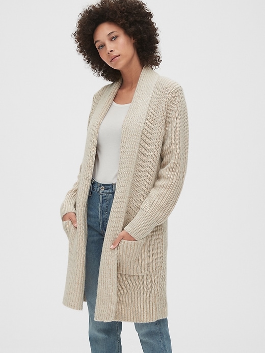 Ribbed Coat Cardigan Sweater | Gap
