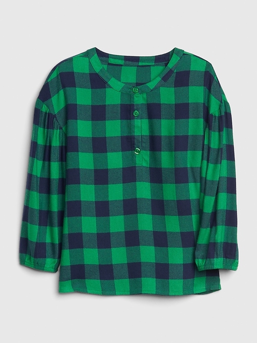 View large product image 1 of 1. Kids Plaid Top