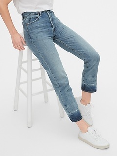 the gap high waisted jeans