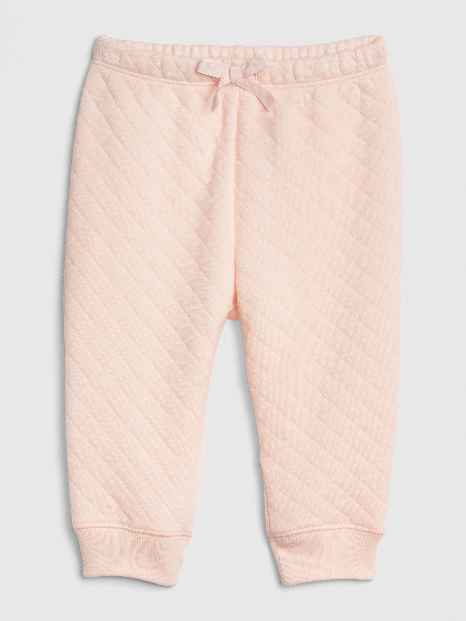 Quilted trousers for baby girl