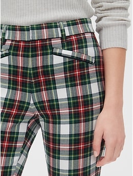 Plaid Skinny Ankle Pants Gap