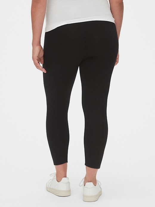 Image number 2 showing, Maternity Pure Body Full Panel Crop Leggings