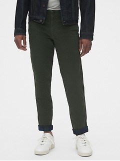 gap linen khakis