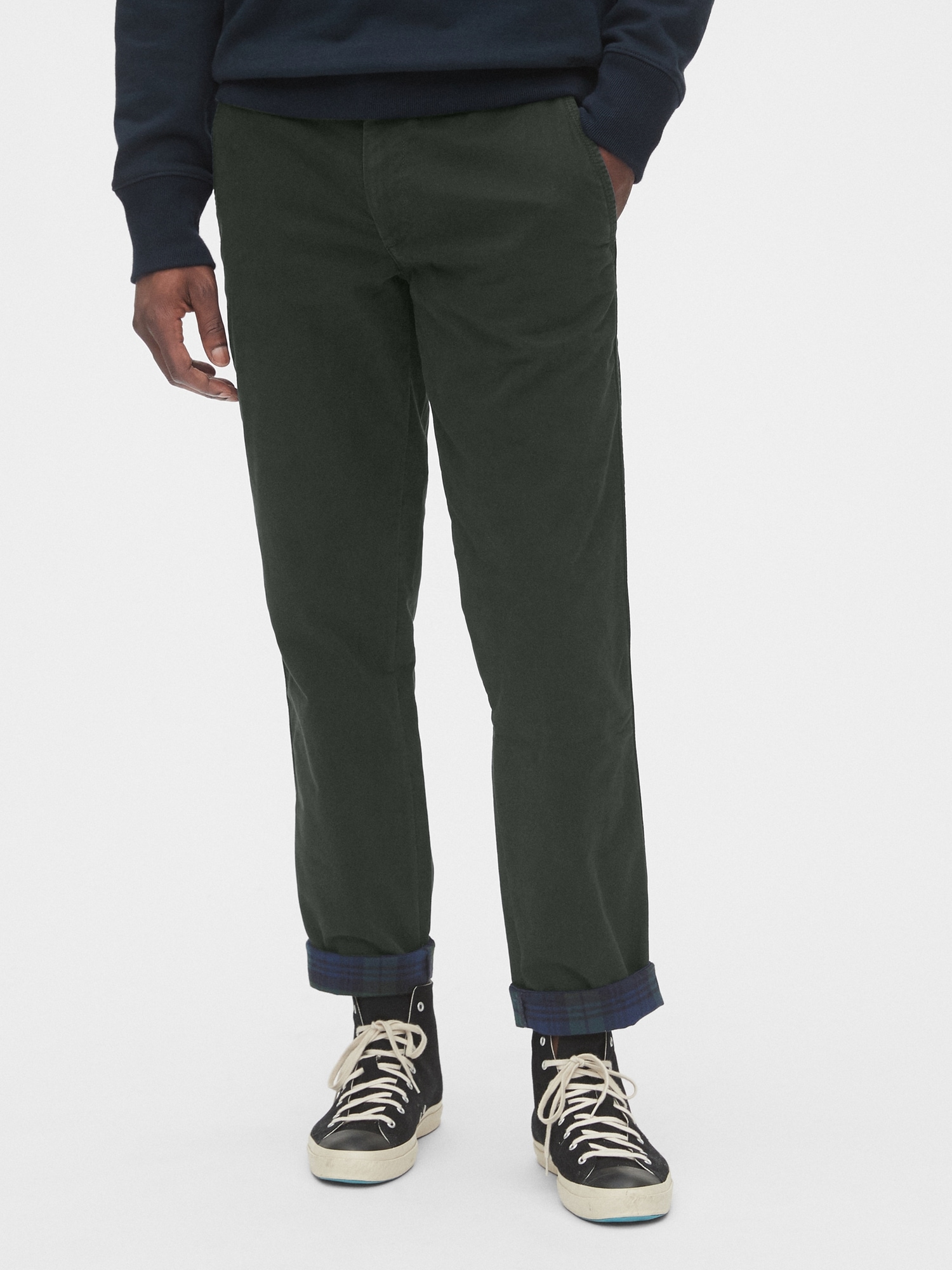 Gap flannel store lined pants