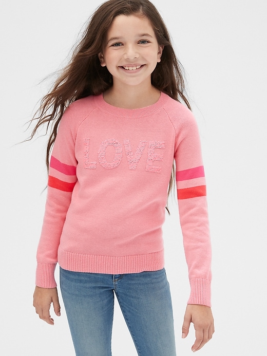 Kids Flippy Sequin Graphic Sweater | Gap