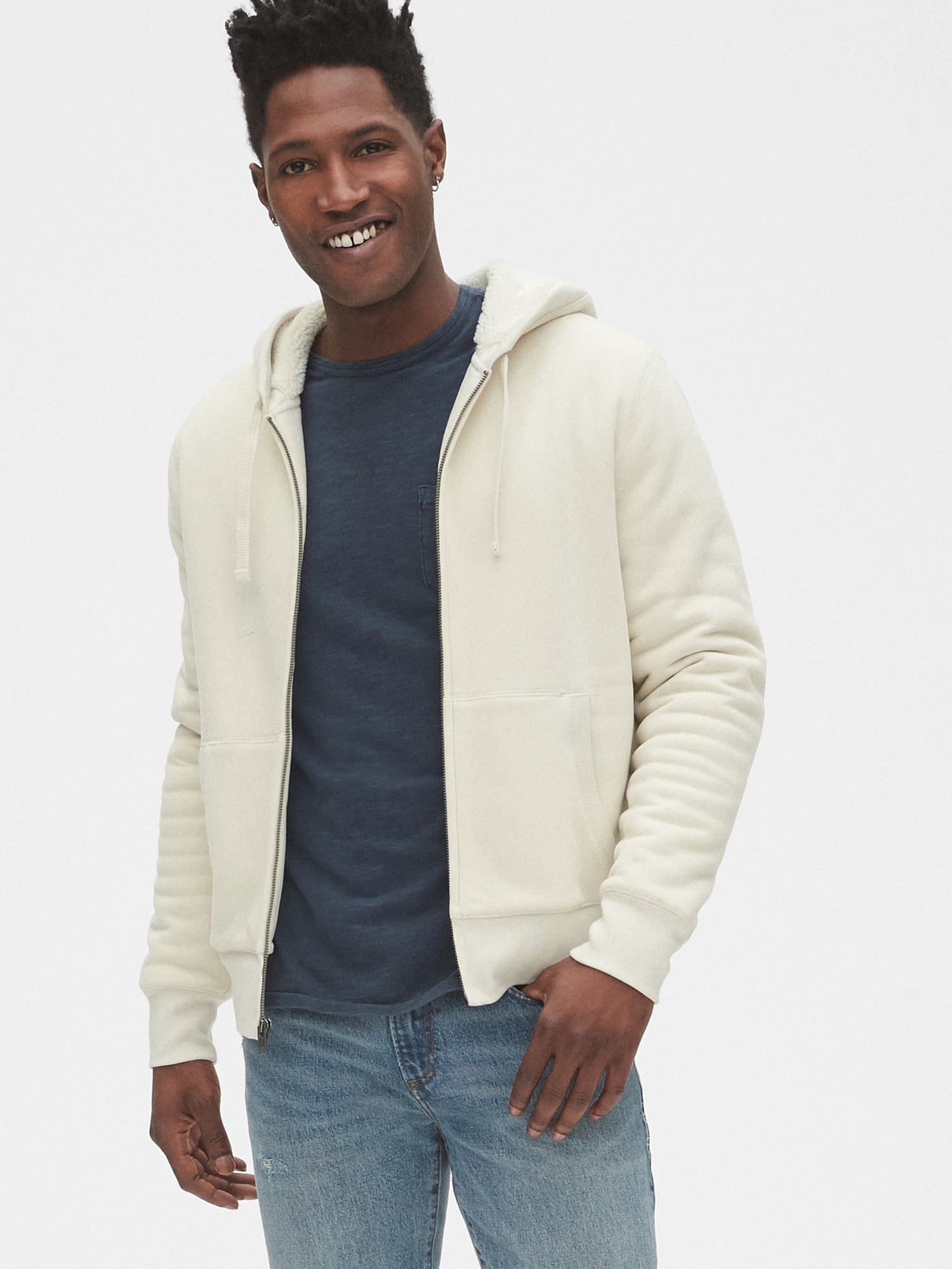 Soft sherpa hoodie