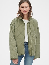 Gap on sale quilted pullover