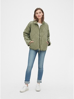 Gap discount quilted hoodie