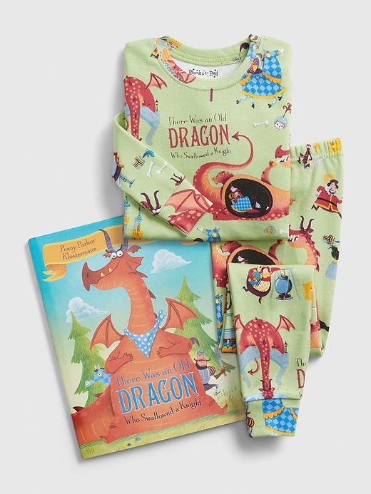 Image number 1 showing, babyGap Books to Bed Dragon PJ Set