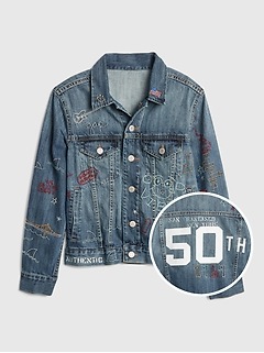 gap mickey jean jacket