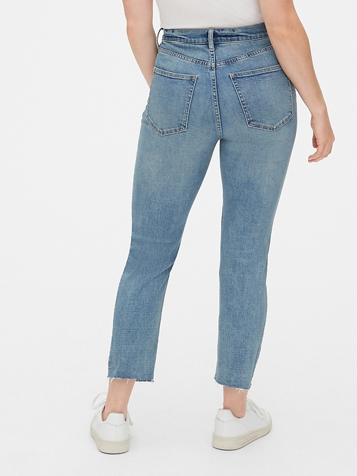 High Rise Button-Fly Vintage Slim Jeans With Secret Smoothing Pockets | Gap