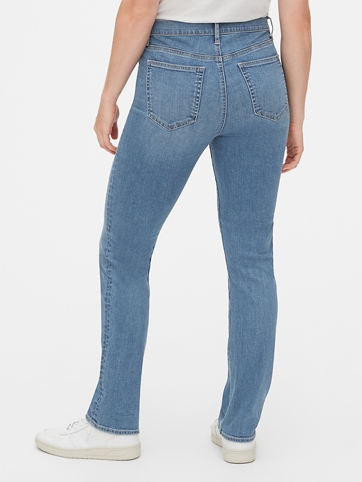 Image number 2 showing, Mid Rise Classic Straight Jeans