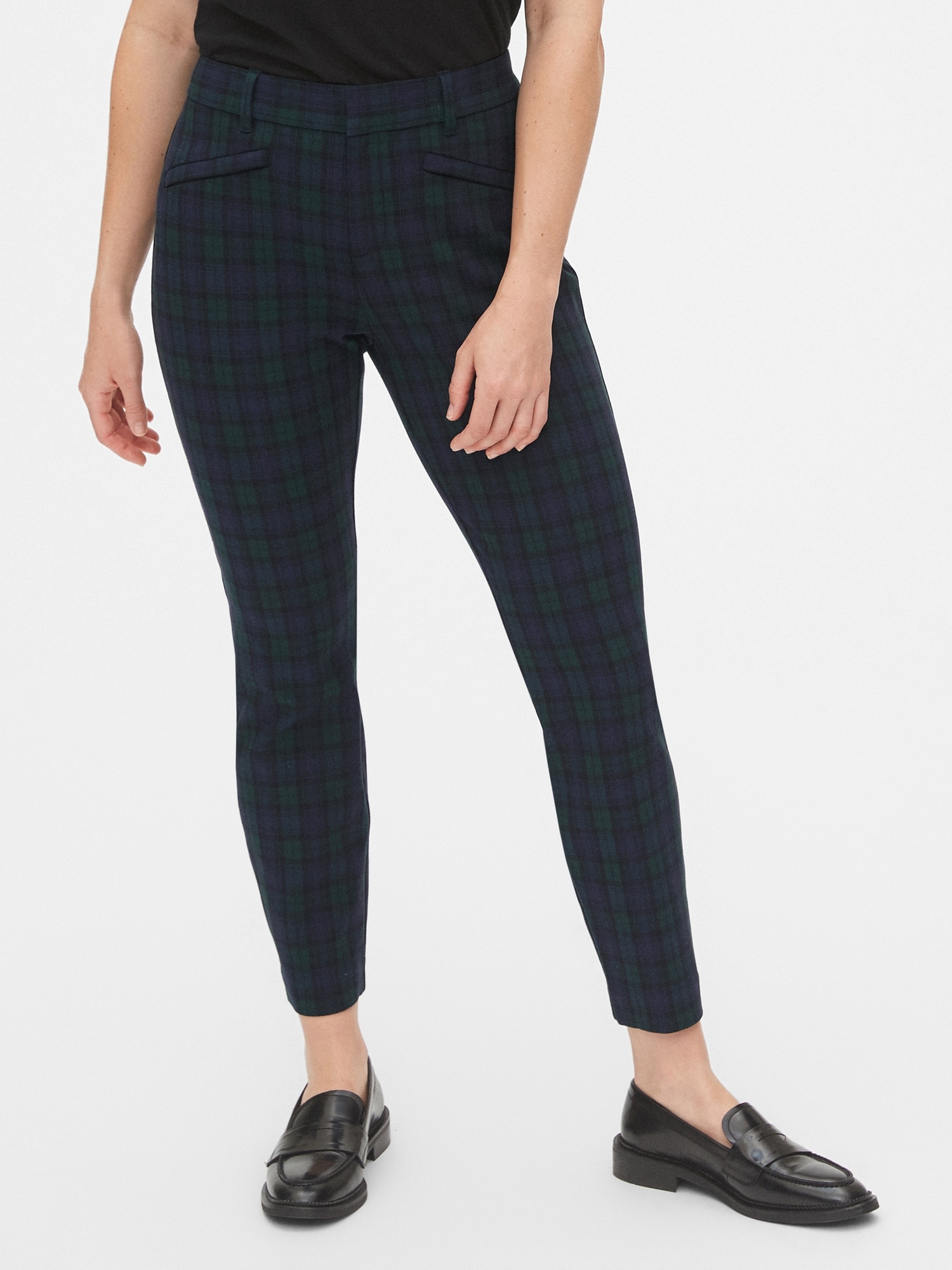 Plaid Back Zip Trousers For $32.97! - Kawaii Stop