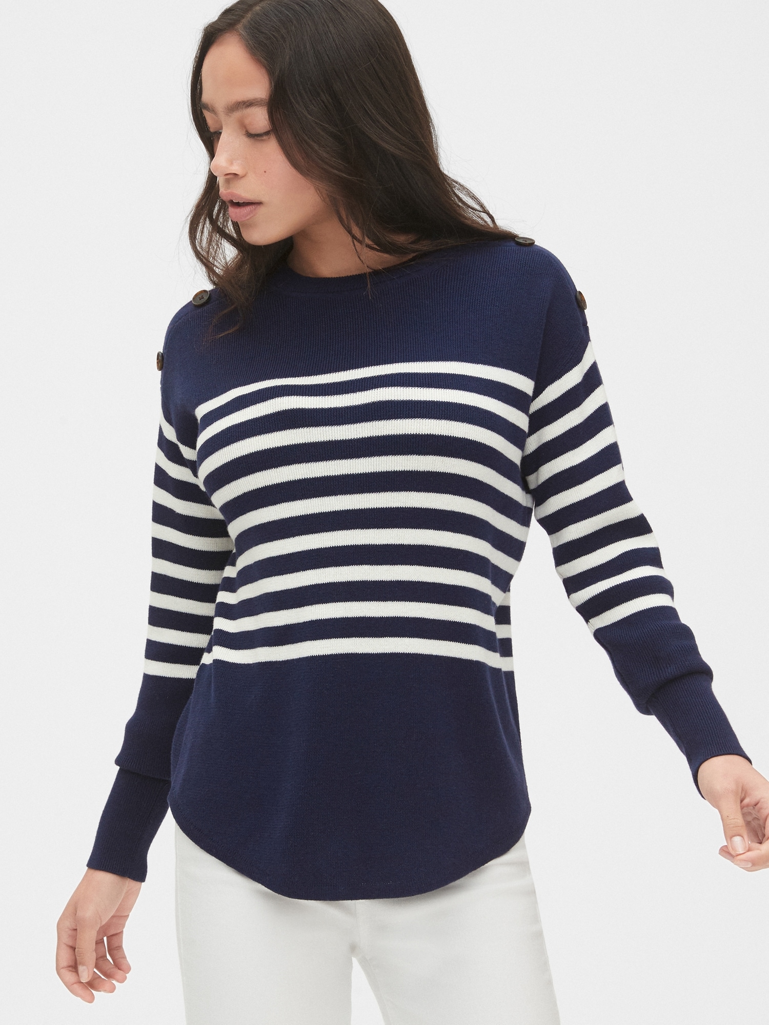 Gap stripe store sweater