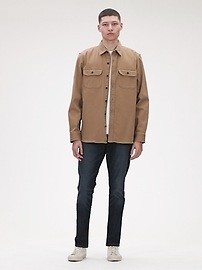 gap suede shirt jacket