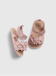 baby girl brown sandals