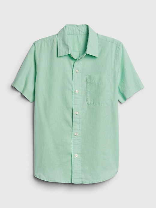 Image number 1 showing, Kids Oxford Short Sleeve Shirt