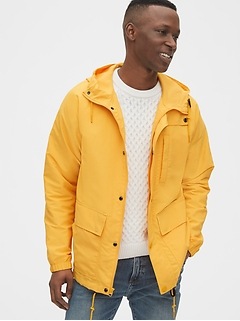 gap yellow rain jacket