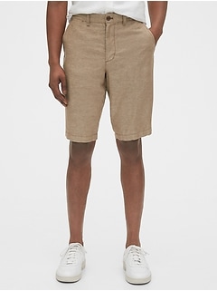 gap linen shorts